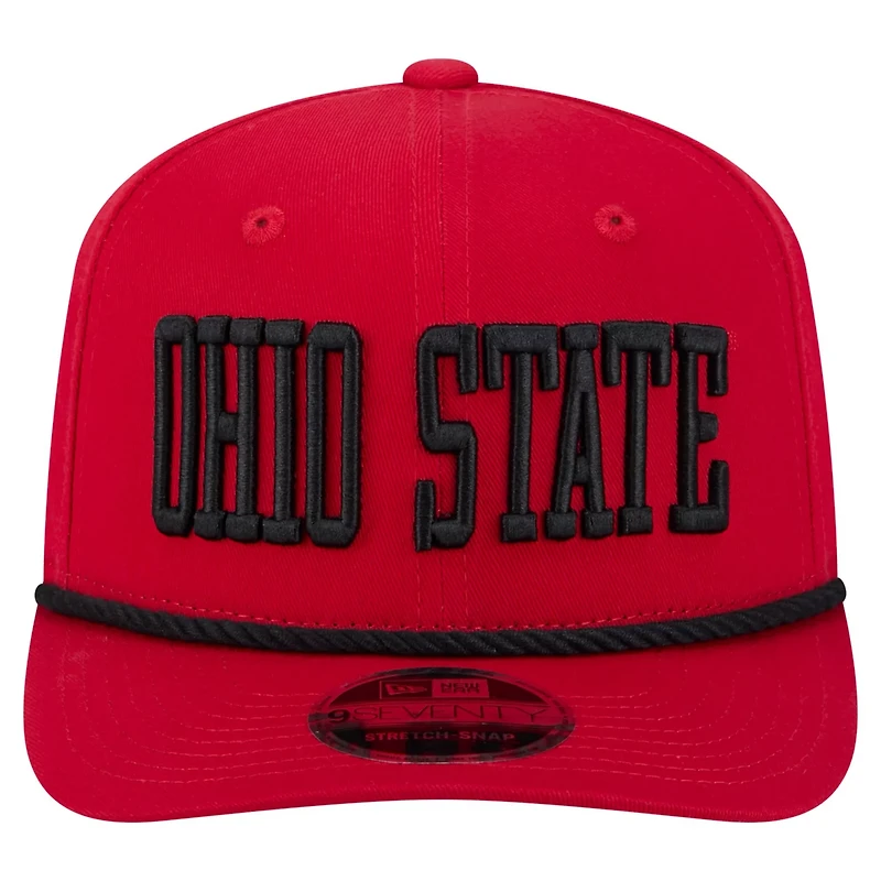 New Era Ohio State Buckeyes 9SEVENTY Stretch-Snap Adjustable Hat