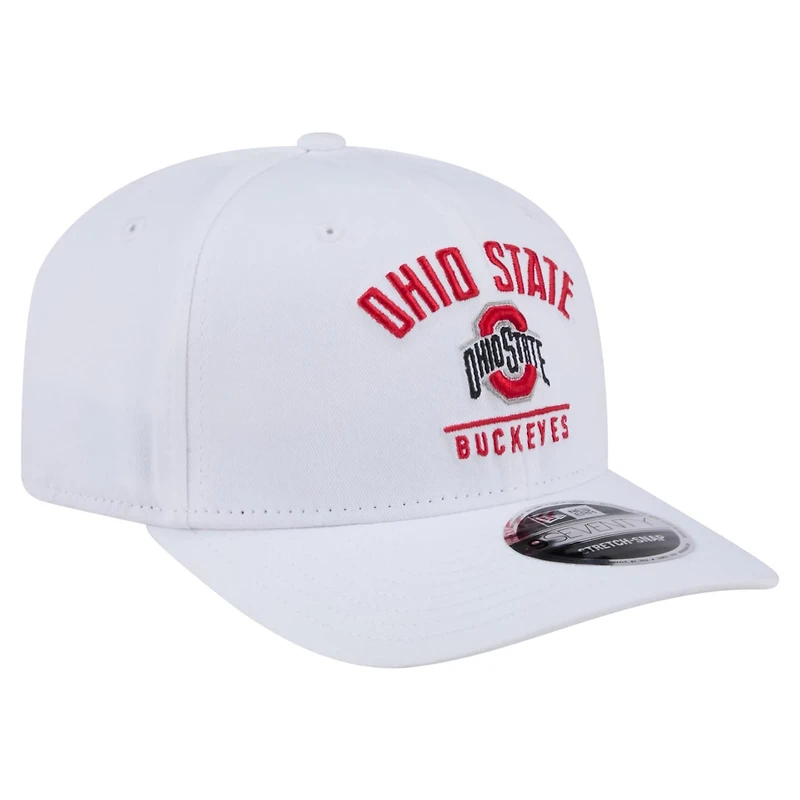 New Era Ohio State Buckeyes 9SEVENTY Team Stretch-Snap Adjustable Hat