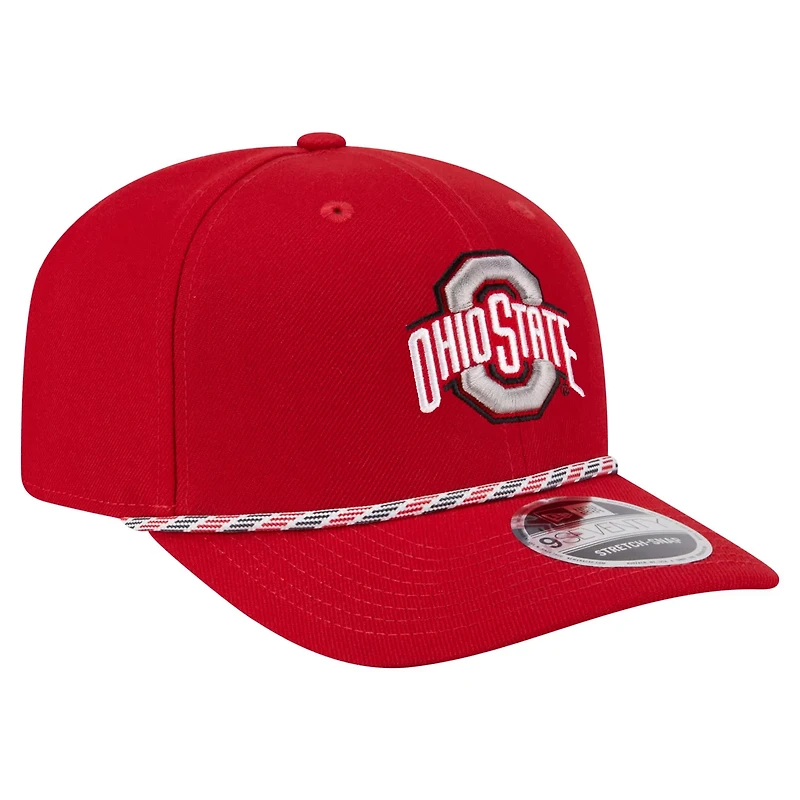 New Era Ohio State Buckeyes Game Day Multi-Rope 9SEVENTY Stretch-Snap Hat