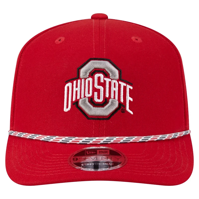 New Era Ohio State Buckeyes Game Day Multi-Rope 9SEVENTY Stretch-Snap Hat