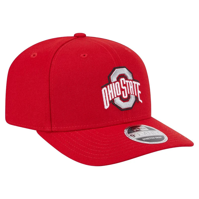 New Era Ohio State Buckeyes Team Collective 9SEVENTY Stretch-Snap Adjustable Hat