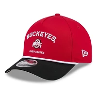 New Era Ohio State Buckeyes Two-Tone Rope 9FORTY A-Frame M-Crown Adjustable Hat