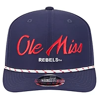 New Era Ole Miss Rebels Script Performance Rope 9SEVENTY Adjustable Hat