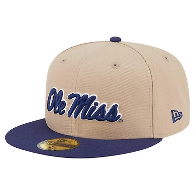 New Era Ole Miss Rebels Two-Tone 59FIFTY Fitted Hat