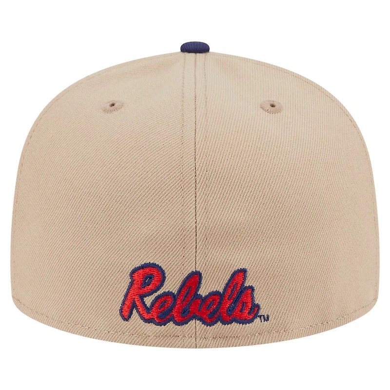 New Era Ole Miss Rebels Two-Tone 59FIFTY Fitted Hat