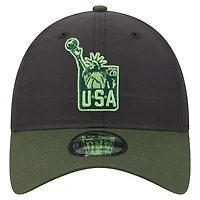 New Era Olive USA Statue Of Liberty 9TWENTY Adjustable Dad Hat