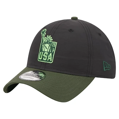 New Era Olive USA Statue Of Liberty 9TWENTY Adjustable Dad Hat