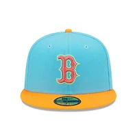 New Era Orange Boston Red Sox Vice Highlighter 59FIFTY Fitted Hat