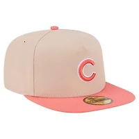 New Era Orange Chicago Cubs Two-Tone Color Pack A-Frame 59FIFTY Fitted Hat