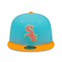 New Era Orange Chicago White Sox Vice Highlighter 59FIFTY Fitted Hat