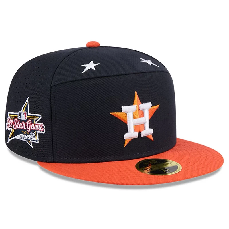 New Era Orange Houston Astros 2025 MLB All-Star Game Side Patch 59FIFTY Fitted Hat