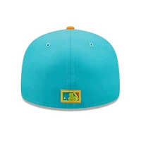 New Era Orange Los Angeles Dodgers Vice Highlighter 59FIFTY Fitted Hat