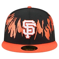 New Era Orange San Francisco Giants Retro Pattern 59FIFTY Fitted Hat