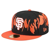 New Era Orange San Francisco Giants Retro Pattern 59FIFTY Fitted Hat