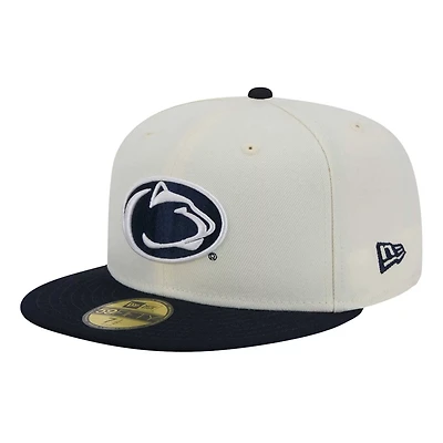 New Era Penn State Nittany Lions Chrome 59FIFTY Fitted Hat