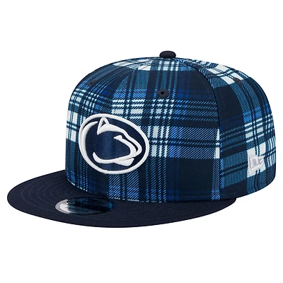 New Era Penn State Nittany Lions Plaid 9FIFTY Snapback Hat