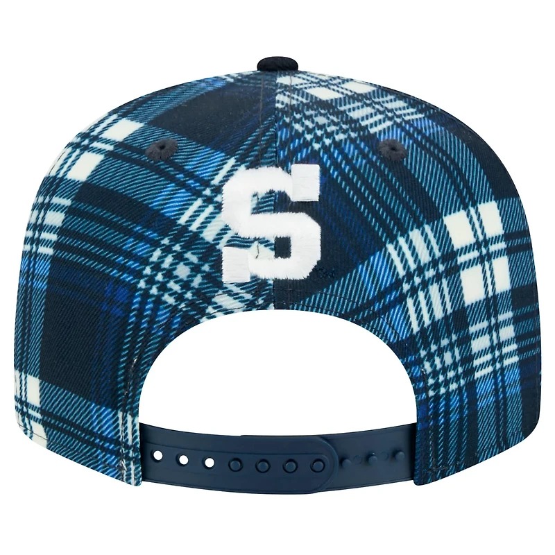 New Era Penn State Nittany Lions Plaid 9FIFTY Snapback Hat