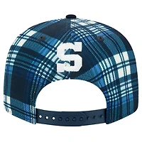 New Era Penn State Nittany Lions Plaid 9FIFTY Snapback Hat