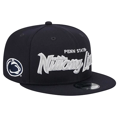 New Era Penn State Nittany Lions Team Script 9FIFTY Snapback Hat