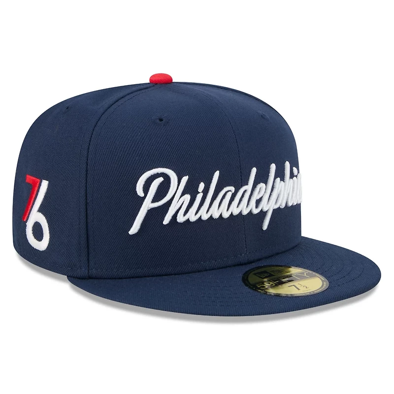 New Era Philadelphia 76ers 2025 26 City Edition 59FIFTY Fitted Hat