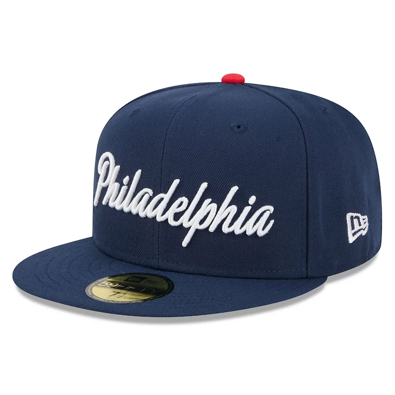 New Era Philadelphia 76ers 2025 26 City Edition 59FIFTY Fitted Hat