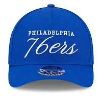 New Era Philadelphia 76ers 2025 NBA Draft M-Crown A-Frame 9FORTY Adjustable Hat