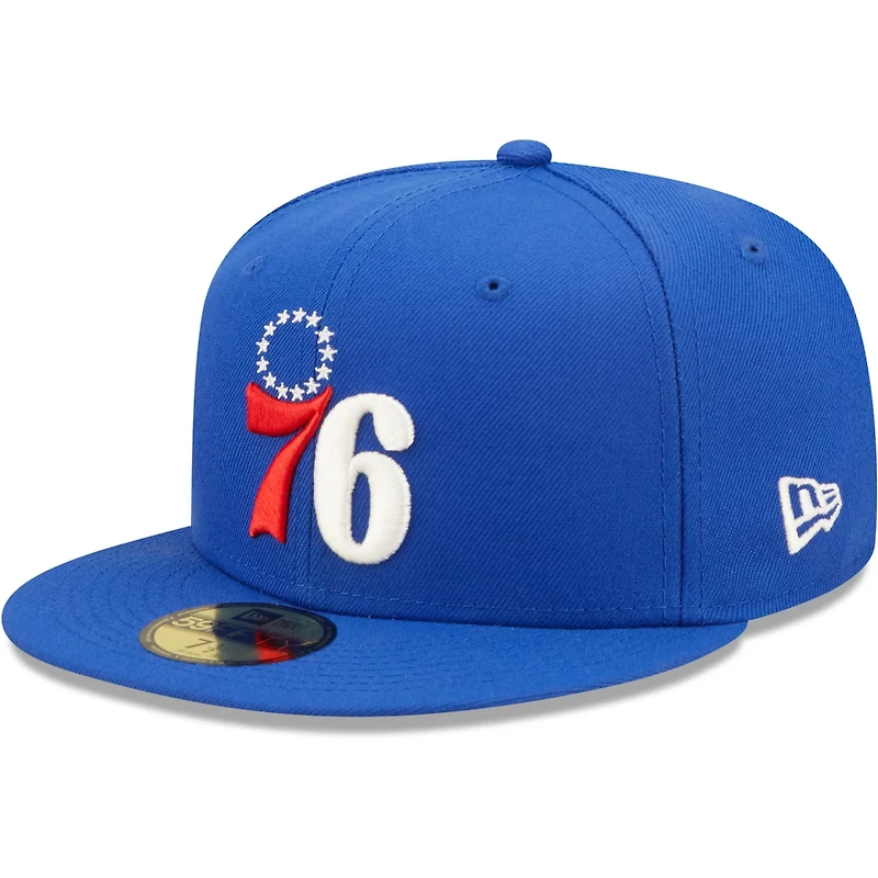 New Era Philadelphia 76ers 3x NBA Finals Champions Pop Sweat 59FIFTY Fitted Hat