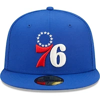 New Era Philadelphia 76ers 3x NBA Finals Champions Pop Sweat 59FIFTY Fitted Hat