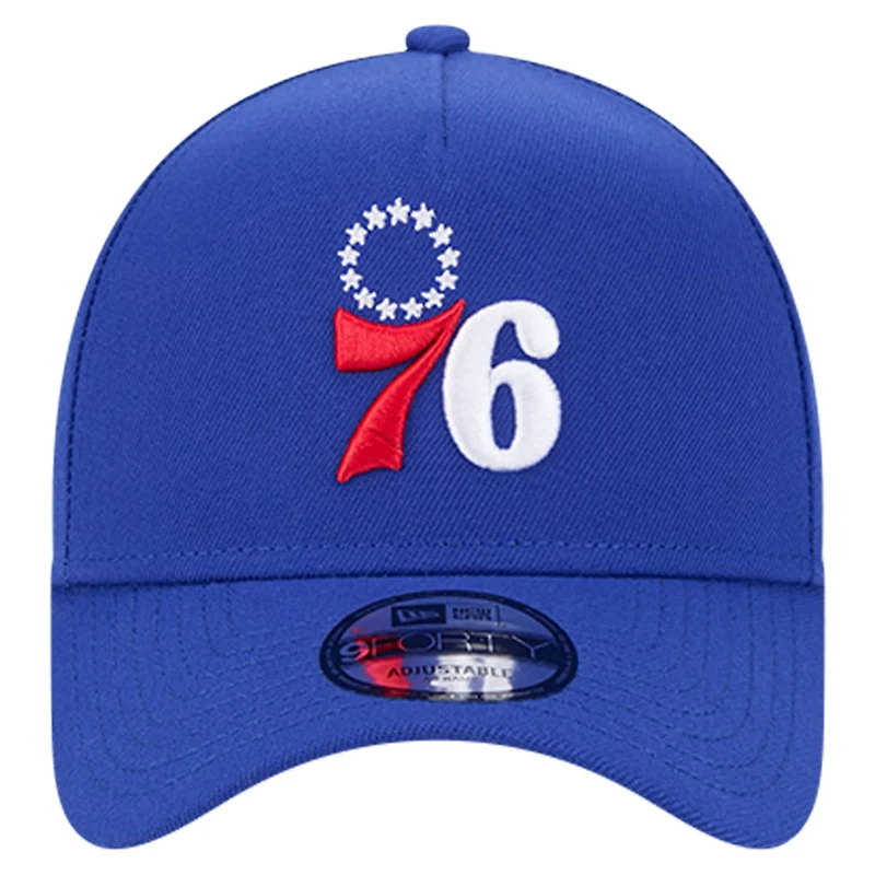 New Era Philadelphia 76ers A-Frame 9FORTY Adjustable Hat
