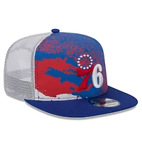 New Era Philadelphia 76ers Court Sport Speckle 9FIFTY Snapback Hat