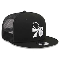 New Era Philadelphia 76ers Evergreen 9FIFTY Trucker Snapback Hat