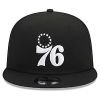 New Era Philadelphia 76ers Evergreen 9FIFTY Trucker Snapback Hat