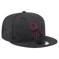 New Era Philadelphia 76ers Midnight Ink Pop Outline 9FIFTY Snapback Hat