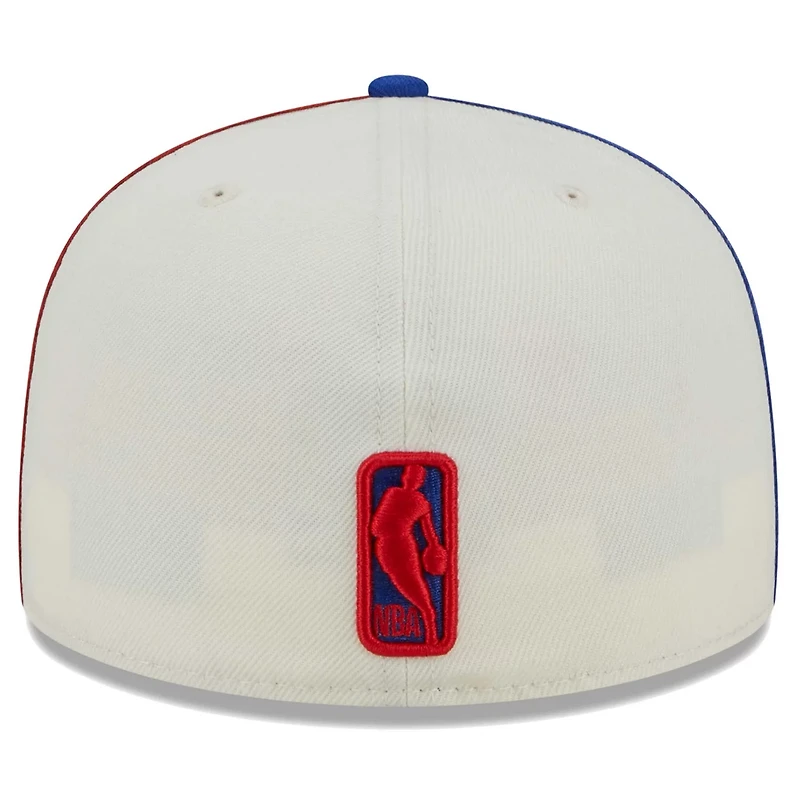 New Era Philadelphia 76ers Piped Pop Panel 59FIFTY Fitted Hat