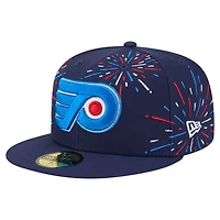 New Era Philadelphia Flyers Americana Fireworks 59FIFTY Fitted Hat