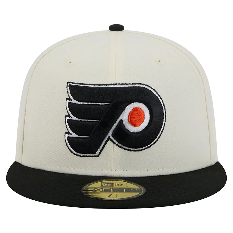 New Era Philadelphia Flyers Chrome Two-Toned 59FIFTY Fitted Hat
