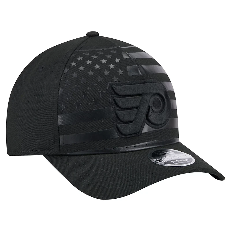 New Era Philadelphia Flyers Game Day Stealth Flag 9FORTY A-Frame Adjustable Hat
