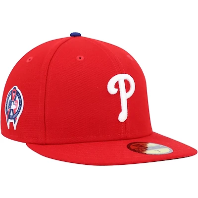 New Era Philadelphia Phillies 9 11 Memorial Side Patch 59FIFTY Fitted Hat