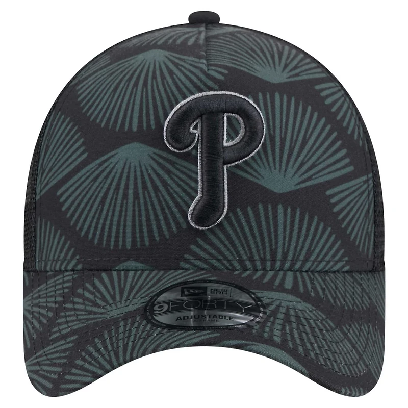 New Era Philadelphia Phillies 9FORTY A-Frame Trucker Adjustable Hat