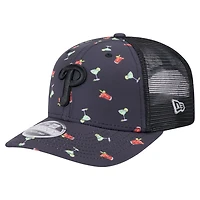 New Era Philadelphia Phillies Adventure Drinks Pattern 9SEVENTY Stretch-Snap Hat