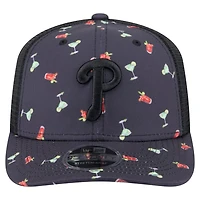 New Era Philadelphia Phillies Adventure Drinks Pattern 9SEVENTY Stretch-Snap Hat