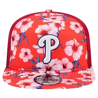 New Era Philadelphia Phillies Adventure Pattern Golfer Trucker Snapback Hat