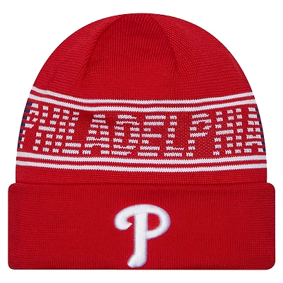 New Era Philadelphia Phillies Authentic Collection Cuffed Knit Hat