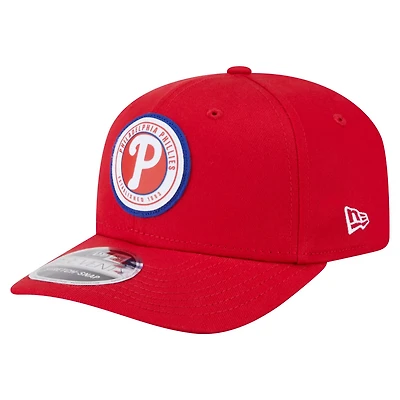 New Era Philadelphia Phillies Circle Patch 9SEVENTY Stretch-Snap Hat