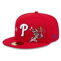 New Era Philadelphia Phillies Looney Tunes Bugs Bunny 59FIFTY Fitted Hat