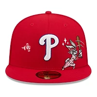 New Era Philadelphia Phillies Looney Tunes Bugs Bunny 59FIFTY Fitted Hat