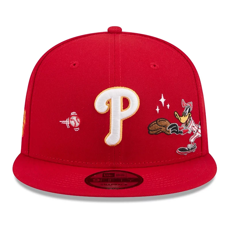 New Era Philadelphia Phillies Looney Tunes Daffy Duck 9FIFTY Snapback Hat