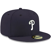 New Era Philadelphia Phillies White Logo 59FIFTY Fitted Hat