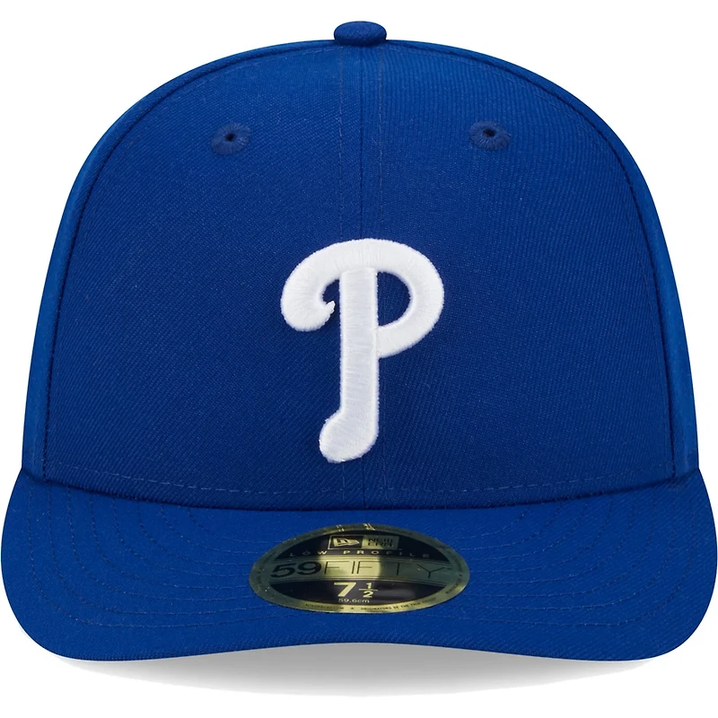 New Era Philadelphia Phillies White Logo Low Profile 59FIFTY Fitted Hat