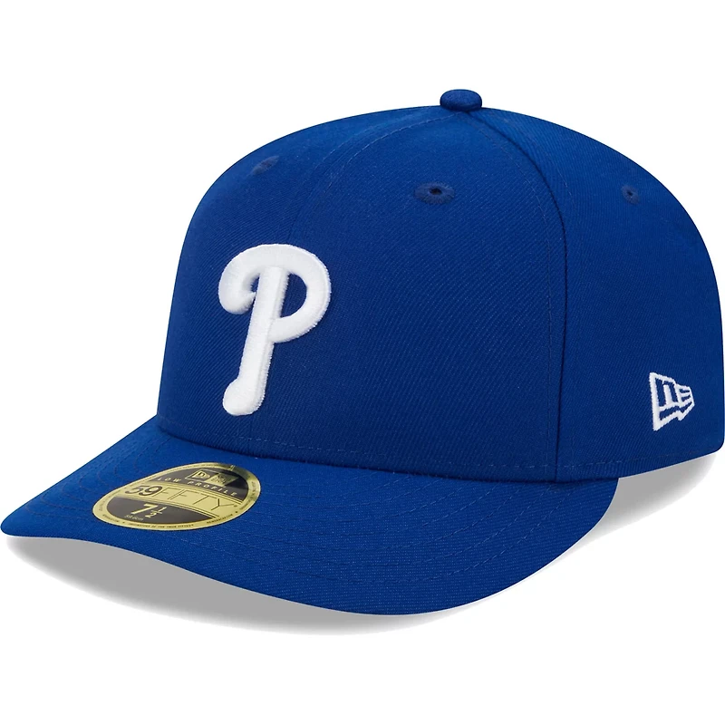 New Era Philadelphia Phillies White Logo Low Profile 59FIFTY Fitted Hat
